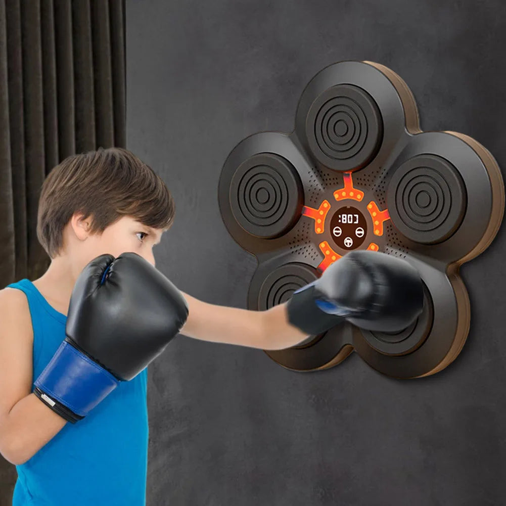 Smart Music Boxing Machine Wall Target LED Lighted Sandbag Relaxing