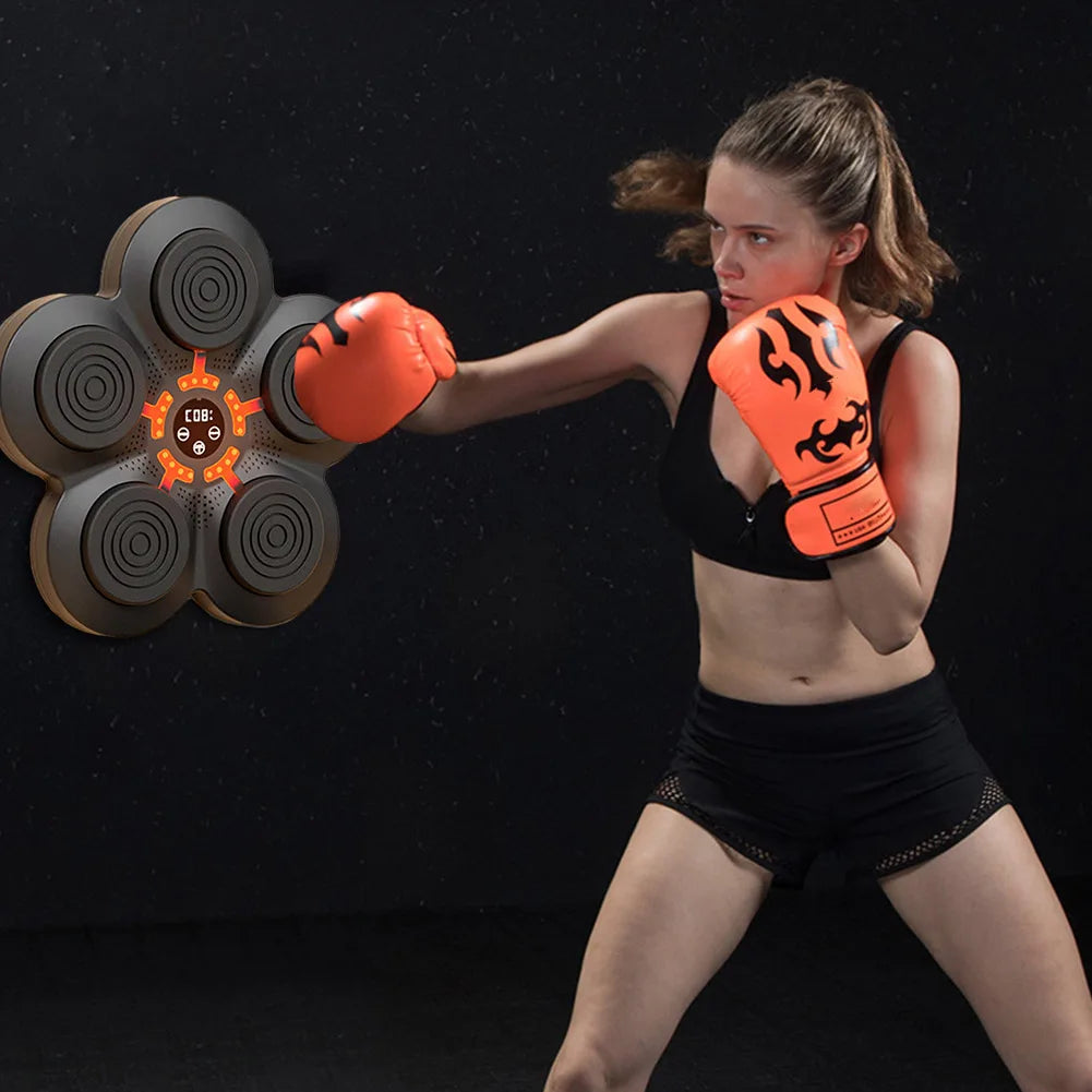 Smart Music Boxing Machine Wall Target LED Lighted Sandbag Relaxing