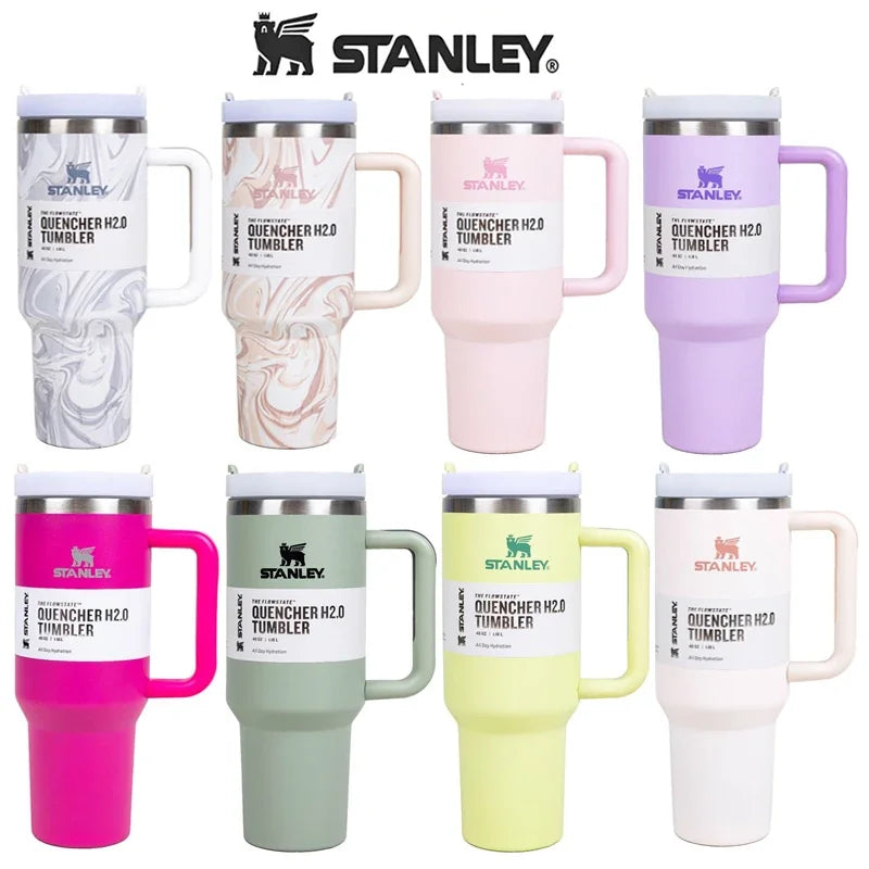 Stanley 30oz/40oz Insulated Tumbler With Lid and Straws Stainless